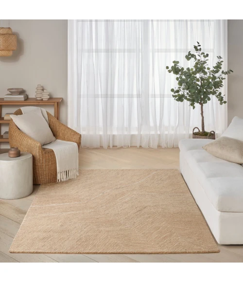 DKNY Pure Angles Camel ANG01 4 ft. X 6 ft. Rect. Rug