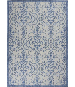 Nourison Home Country Side Blue CTR04 6ft. x 9ft. Rect. Rug