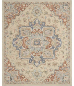 Nourison Home Maison Cream / Ivory MSO06 7ft.9in. x 9ft.9in. Rect. Rug