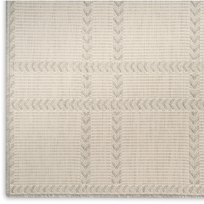 Nourison Home Horizon Indoor/Outdoor Grey HOZ04 9ft. x 12ft. Rect. Rug