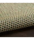 Nourison Courtyard Green COU01 2 ft. 2 in. X 8 ft. Rect. Rug