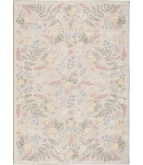 Nourison Home Botanical Washables Beige BOT02 4ft. x 6ft. Rect. Rug