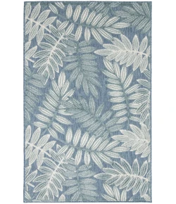 Nourison Home Aloha ALH18 Blue 2 ft. 8 in. X 4 ft. Area Rug