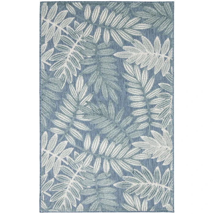Nourison Aloha Blue ALH18 2 ft. 8 in. X 4 ft. Rect. Rug