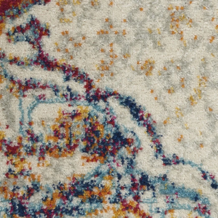 Nourison Persian Vintage Ivory Multicolor PRV02 3ft.3in. x 5ft.3in. Rect. Rug