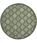 Nourison Easy Care Green NES01 6 ft. X Round Rug