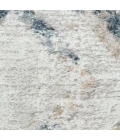 Nourison Dekor Grey Navy DEK05 4 ft. X 6 ft. Rect. Rug
