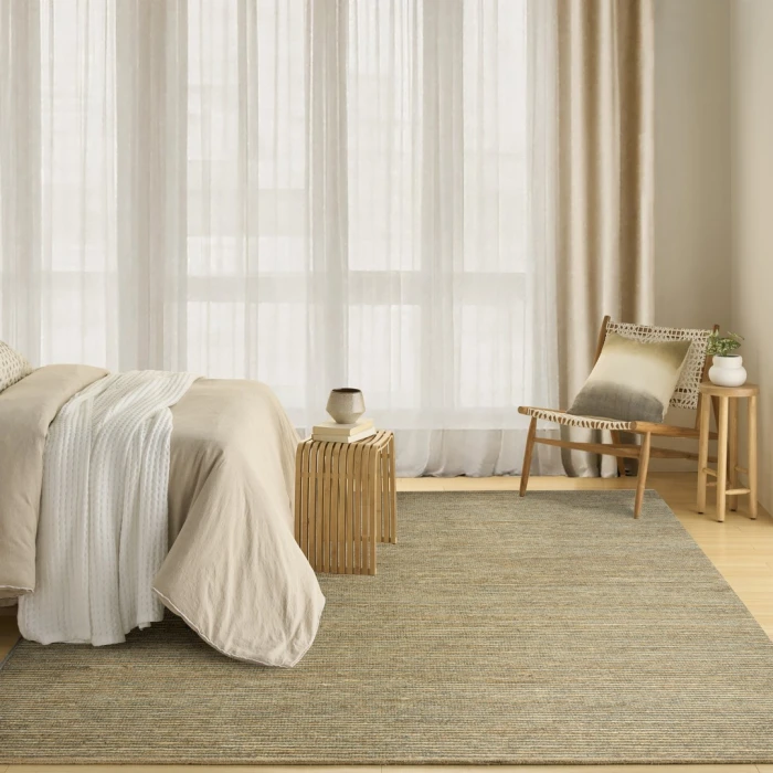 Nourison Pure Cord Dusty Sage COD01 8ft. x 10ft. Rect. Rug