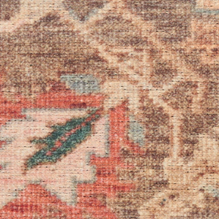 Nourison Vintage Washables Taupe Multicolor VWS09 4 ft. X 6 ft. Rect. Rug