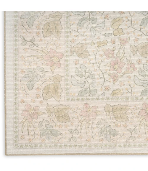 Nourison Home Botanical Washables Beige BOT03 4ft. x 6ft. Rect. Rug