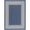 Nourison Home Horizon Indoor/Outdoor HOZ03 Navy 5 ft. X 7 ft. Area Rug
