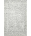Nourison Astra Machine Washable Light Grey ASW11 3 ft. 3 in. X 5 ft. Rect. Rug