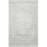 Nourison Home Astra Machine Washable ASW11 Light Grey 3 ft. 3 in. X 5 ft. Area Rug