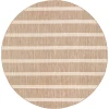 Nourison Positano Beige Ivory POS03 4ft. Round Rug
