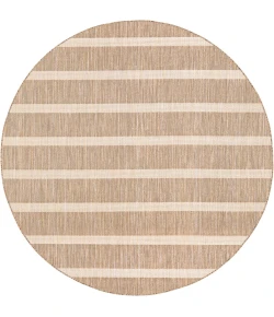 Nourison Positano Beige Ivory POS03 4ft. Round Rug