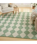 Nourison Positano Blue Green POS04 5 ft. X 7 ft. Rect. Rug