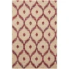 Nourison Home Spectrum Beige Burgundy SPE02 3ft.9in. x 5ft.9in. Rect. Rug