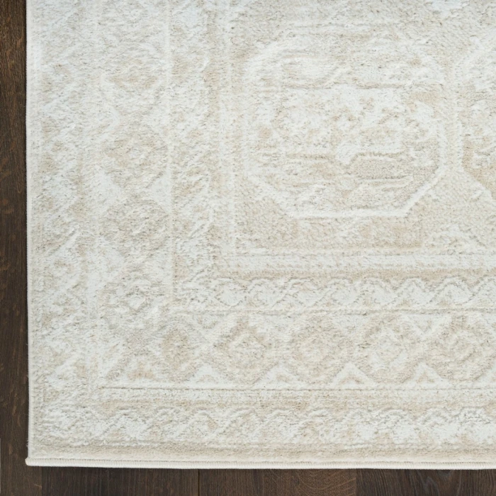 Nourison Dekor Ivory Beige DEK01 2ft. 2in. x 8ft. Rect. Rug