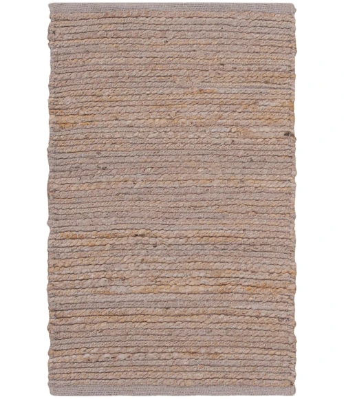 Nourison Natural Jute Grey NJT01 2 ft. X 3 ft. Rect. Rug