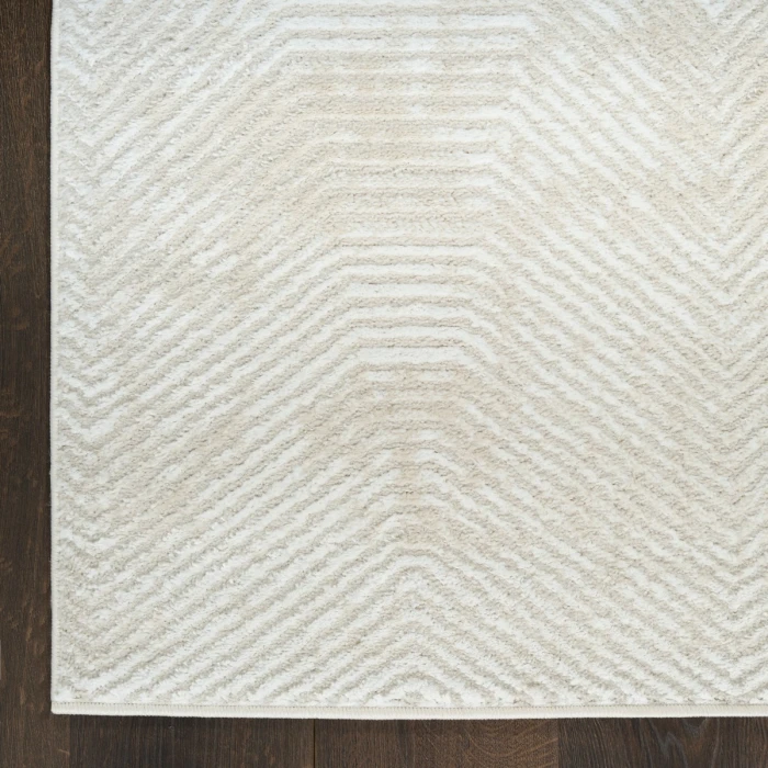 Nourison Dekor Ivory Beige DEK04 5 ft. 3 in. X 7 ft. Rect. Rug