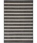 Nourison Positano Black Ivory POS03 5 ft. X 7 ft. Rect. Rug