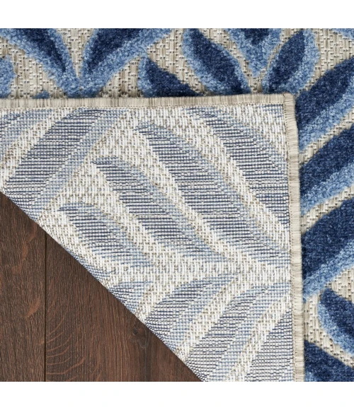 Nourison Aloha Blue ALH35 2 ft. 3 in. X 12 ft. Rect. Rug