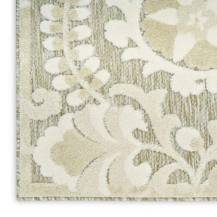 Nourison Aloha Ivory Sage ALH17 5 ft. 3 in. X 7 ft. 5 in. Rect. Rug