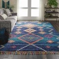 Nourison Home Nomad Blue NMD05 8ft.10in. x 12ft. Rect. Rug