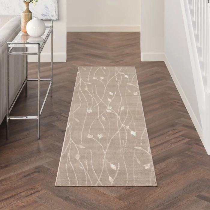 Nourison Grafix Beige GRF15 2 ft. X 6 ft. Rect. Rug