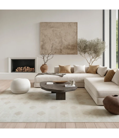 Nourison Nordic Ivory Beige NRC06 8 ft. X 10 ft. Rect. Rug