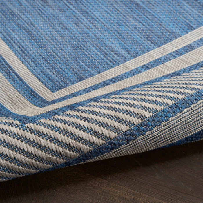 Nourison Horizon Indoor/Outdoor Denim HOZ03 2 ft. 2 in. X 8 ft. Rect. Rug