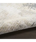Nourison Abstract Hues Beige Grey ABH01 5ft.3in. x 7ft.6in. Rect. Rug