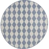 Nourison Positano Navy Blue POS04 12ft. Round Rug