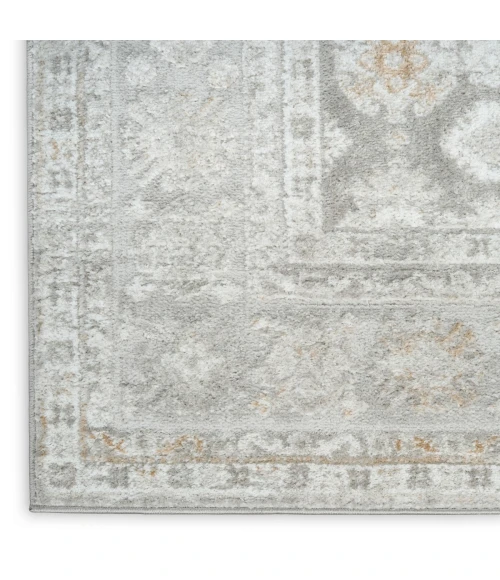 Nourison Dekor Grey DEK02 5 ft. 3 in. X 7 ft. Rect. Rug