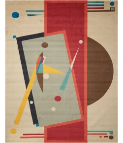 Nourison Home Modern Art Sandstone MDR03 8ft. x 10ft. Rect. Rug