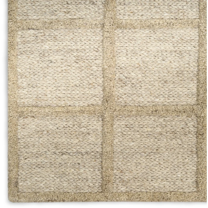 DKNY Pure Framework Tan FRA01 9ft.6in. x 13ft.6in. Rect. Rug