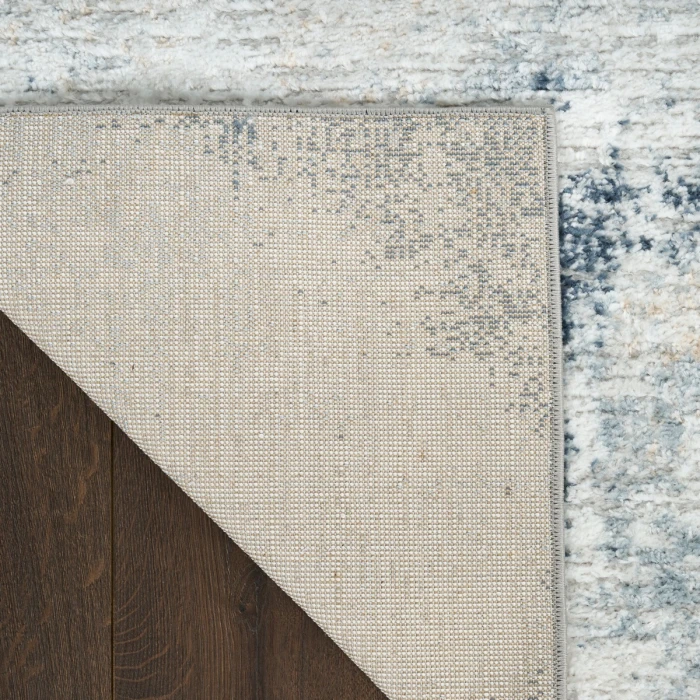 Nourison Dekor Grey Navy DEK07 4 ft. X 6 ft. Rect. Rug