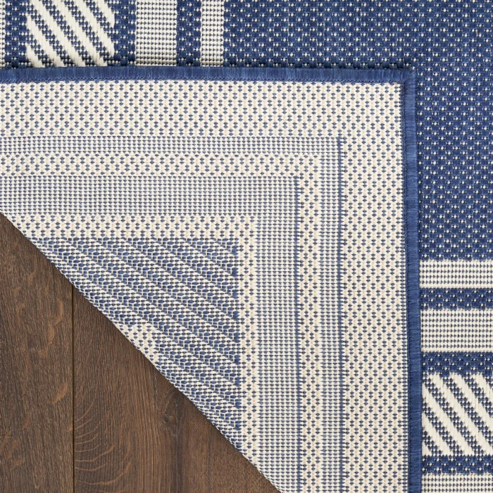 Nourison Horizon Indoor/Outdoor Navy HOZ03 9 ft. X 12 ft. Rect. Rug