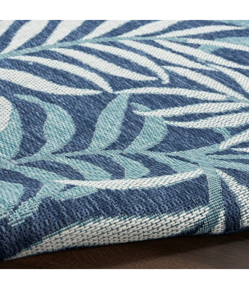 Nourison Garden Oasis Navy GOA01 2 ft. X 6 ft. Rect. Rug