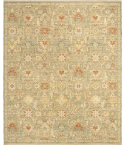 Nourison Antique Bloom Sage Multicolor ANB02 9ft. x 12ft. Rect. Rug