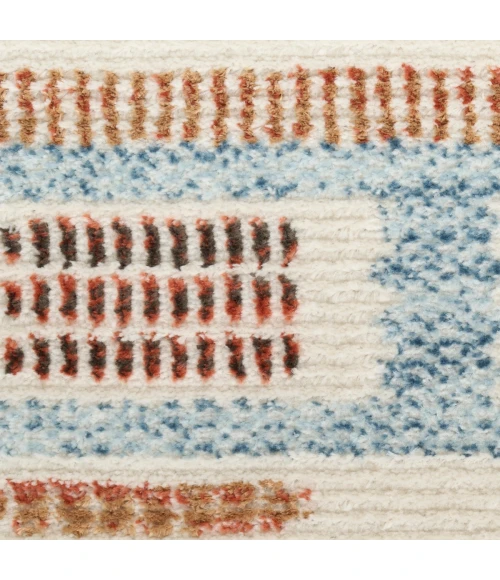 Nourison Nordic Ivory Rust NRC16 8 ft. X 10 ft. Rect. Rug