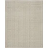 Nourison Home Washable Charm Grey WCH02 9ft. x 12ft. Rect. Rug