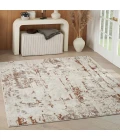 Nourison Quarry Ivory Rust QUA01 5ft. Square Rug