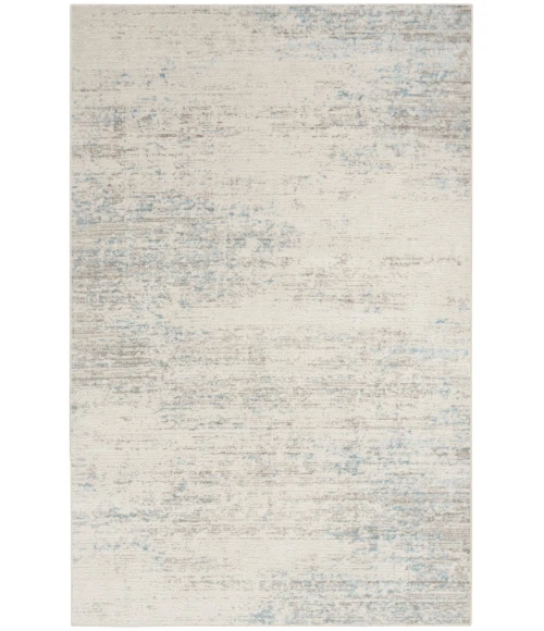 Calvin Klein CK029 Captivating Cream Blue CVT01 3 ft. X 5 ft. Rect. Rug