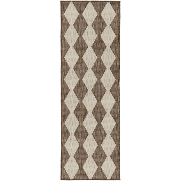 Nourison Positano Natural POS04 2 ft. 2 in. X 8 ft. Rect. Rug
