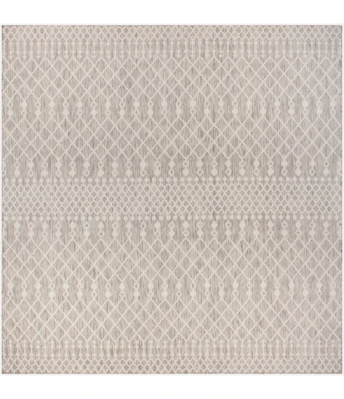 Nourison Positano Light Grey POS02 8ft. Square Rug