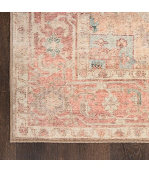 Nourison Vintage Washables Coral Taupe VWS07 5 ft. 3 in. X 7 ft. 3 in. Rect. Rug