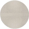 Nourison Positano Light Grey POS02 12ft. Round Rug