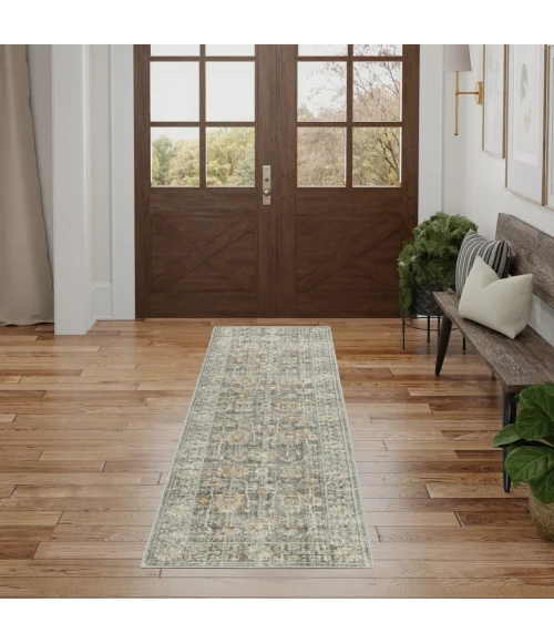 Nourison Traditional Home Grey TRH01 2ft.3in. x 8ft. Rect. Rug