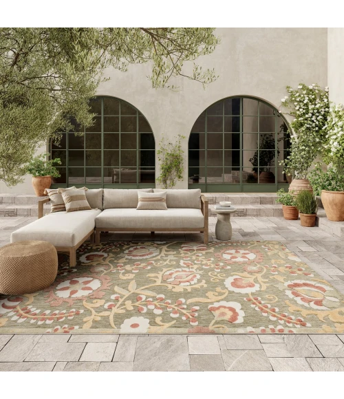 Nourison Aloha Sage Rose ALH17 9 ft. X 12 ft. Rect. Rug